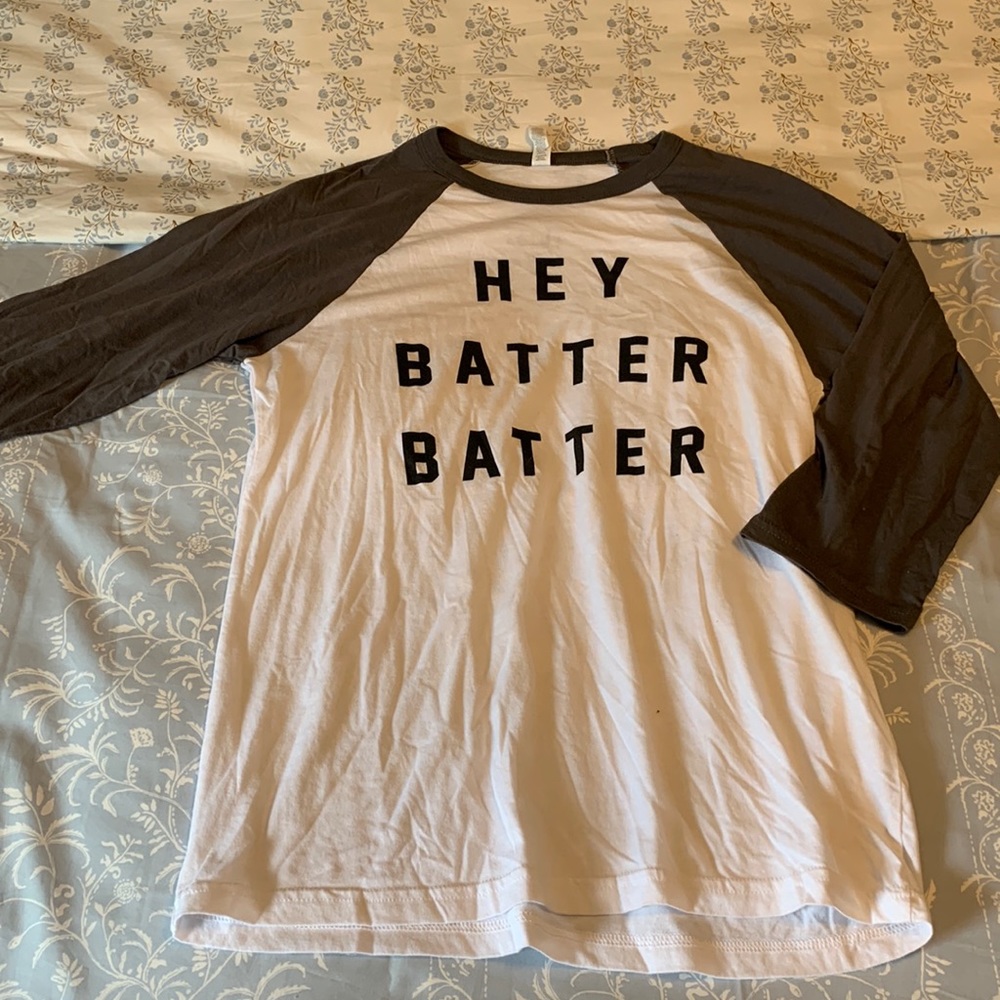 NWOT Charlie Southern 3/4 Sleeve Baseball Shirt